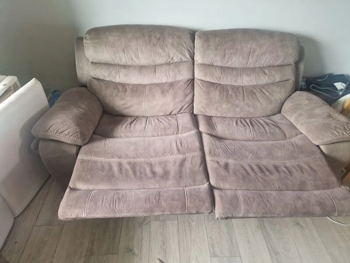 2/3 seater reclining Sofa - Image 1
