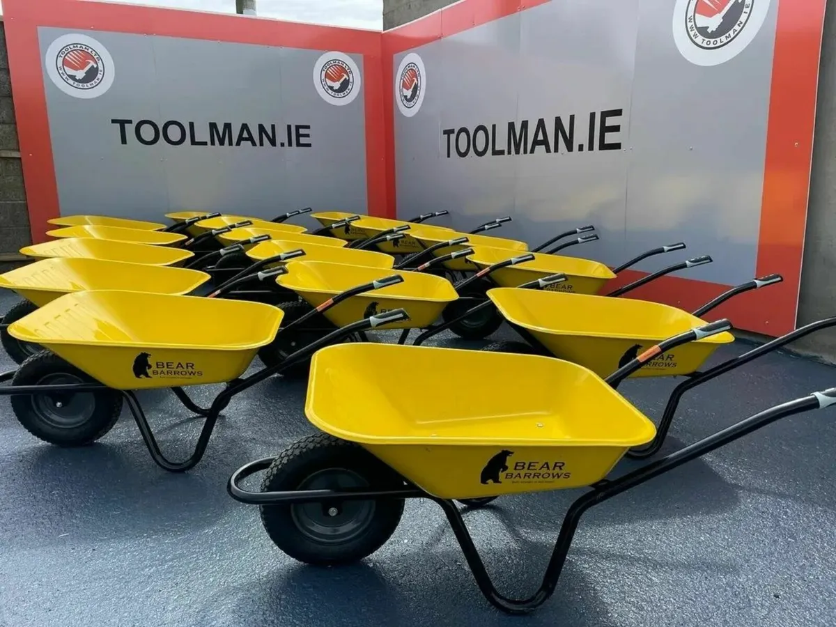 BEAR YELLOW WHEELBARROWS AS SEEN ON RTE !!! - Image 4