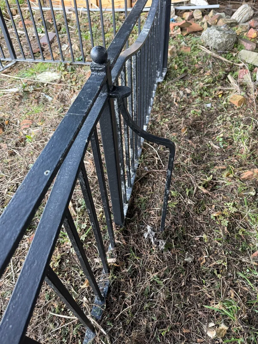 70 foot of reclaimed metal railing - Image 2
