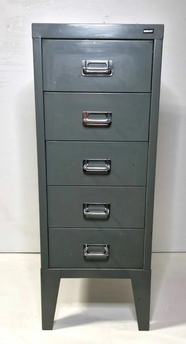Sturdy Strong 4 Drawer Metal Cabinet - Image 2
