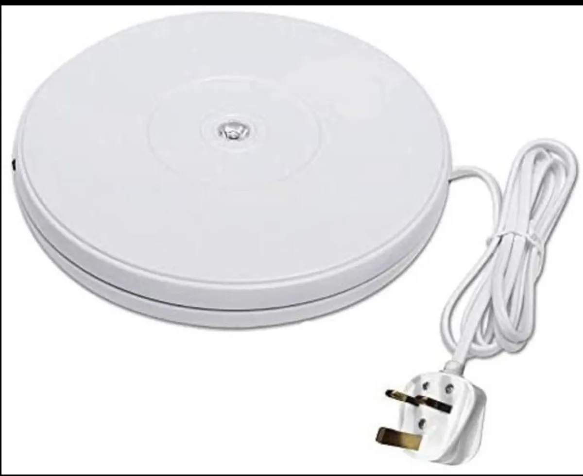 ROTATING PRODUCT PHOTO DISPLAY TURNTABLE - Image 1