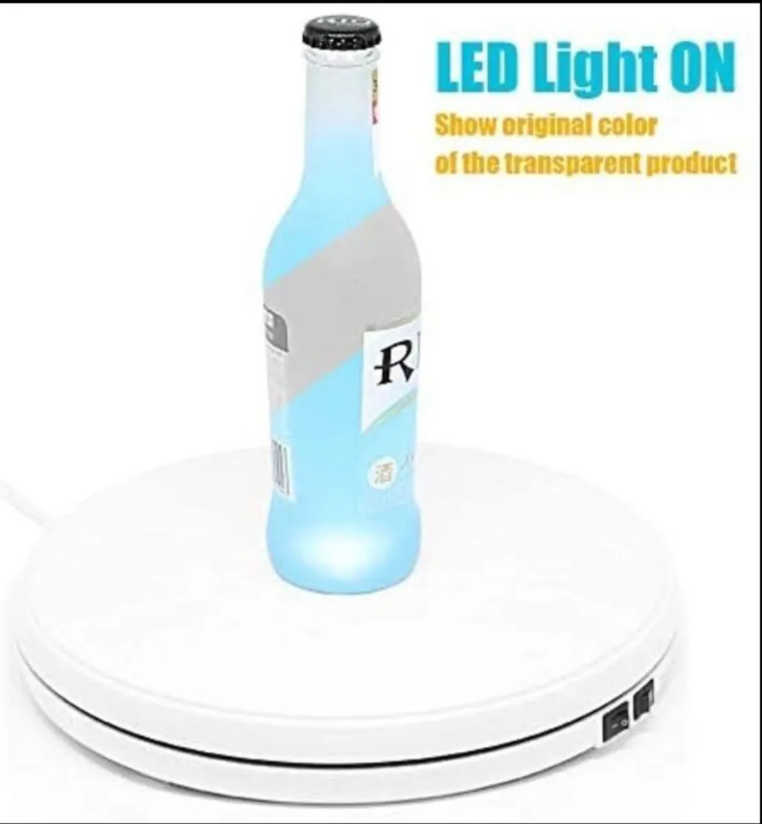ROTATING PRODUCT PHOTO DISPLAY TURNTABLE - Image 2