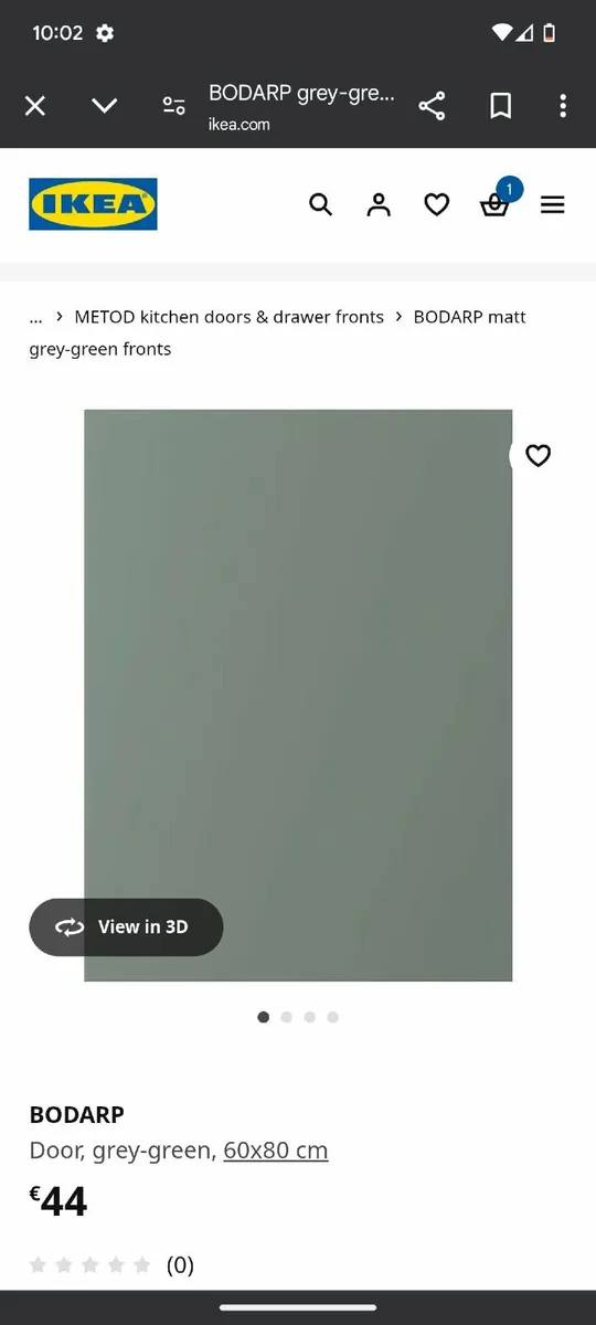 Bodarp IKEA kitchen cabinet door - Image 2