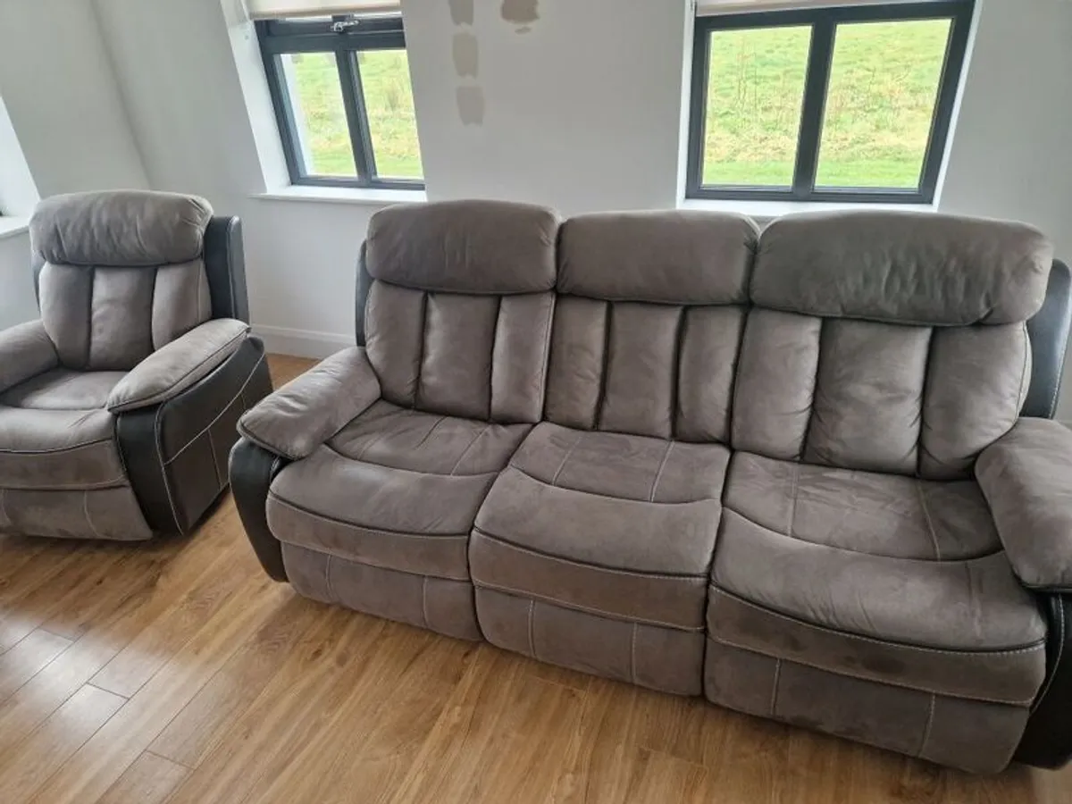 Merrion Grey two tone 3 and 1 - Image 1