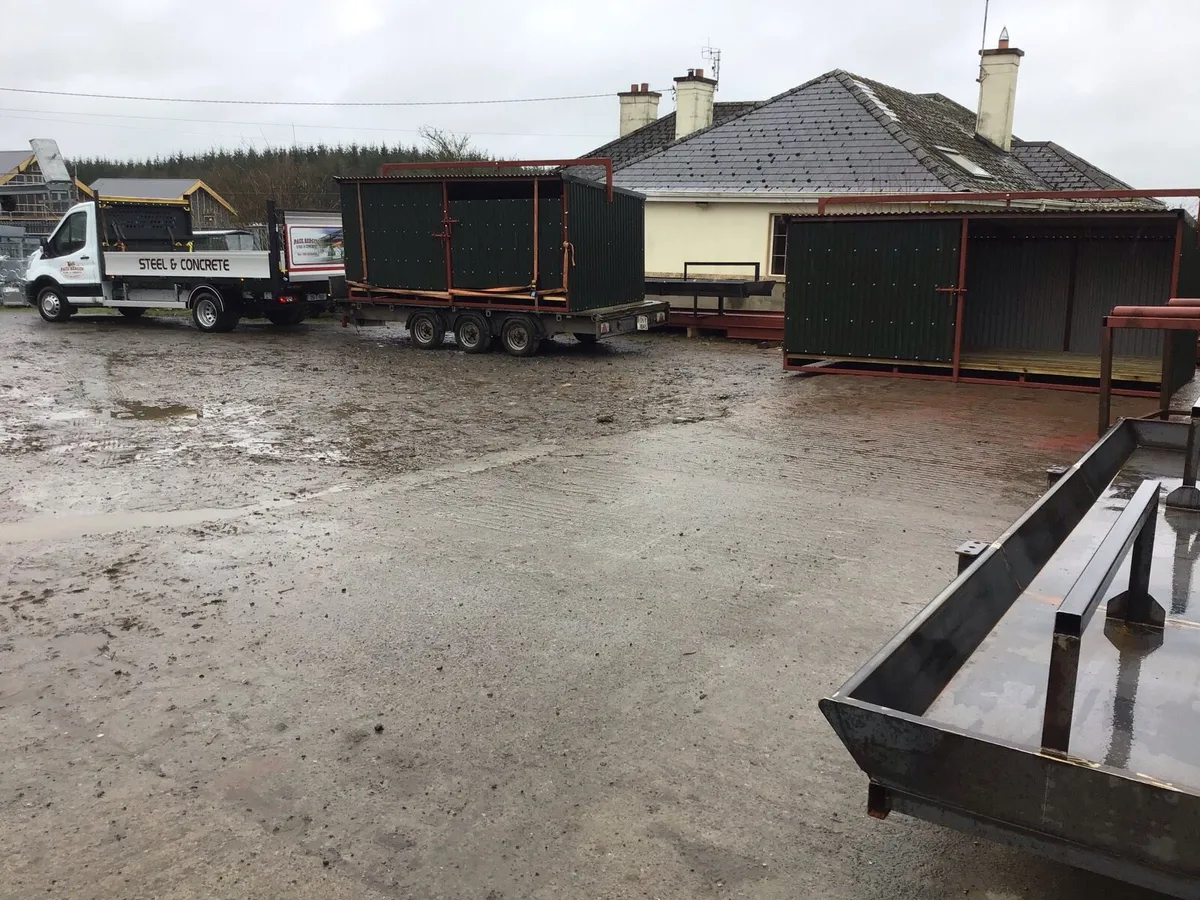 Calf huts feed troughs made to last - Image 1