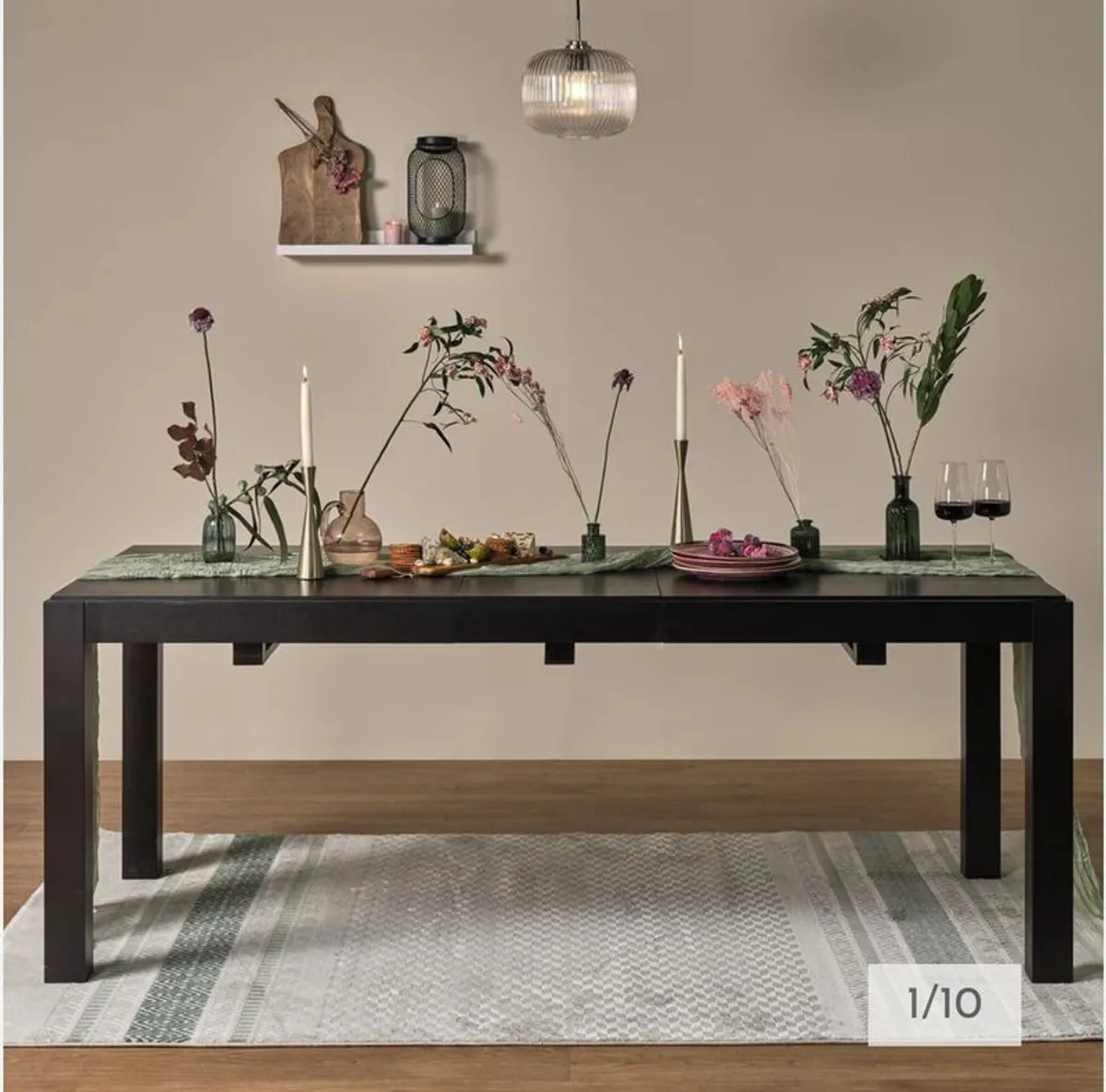 Dining Table - Black - Image 1