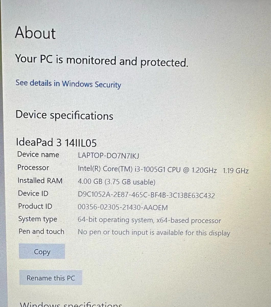 Lenovo Laptop - Image 3