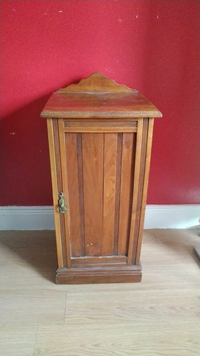 french polished wooden cabinet - Image 1