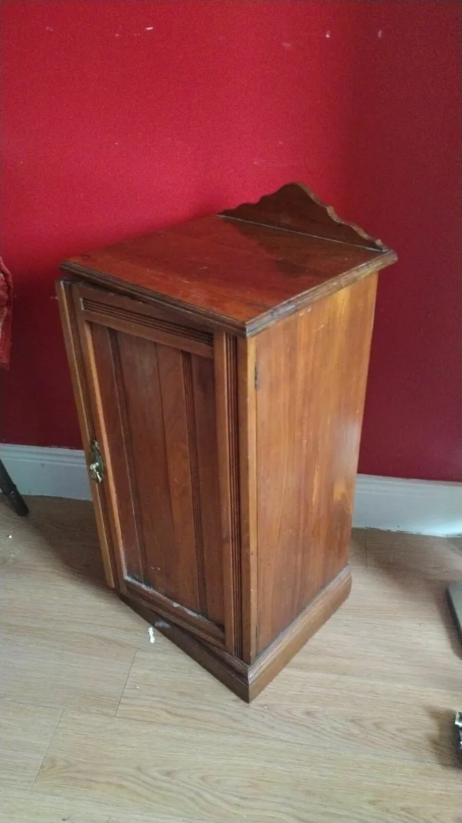 french polished wooden cabinet - Image 2