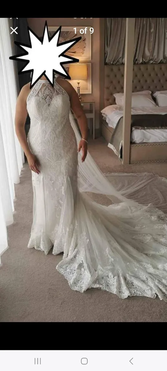 Wedding dress 10 maybe small 12 - Image 1