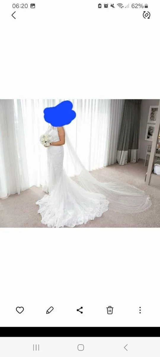 Wedding dress 10 maybe small 12 - Image 3