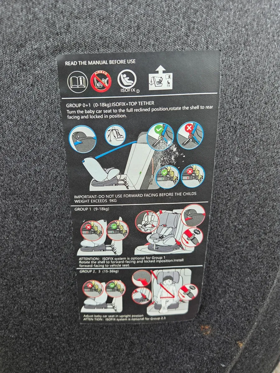 Spin carseat with isofix - Image 4