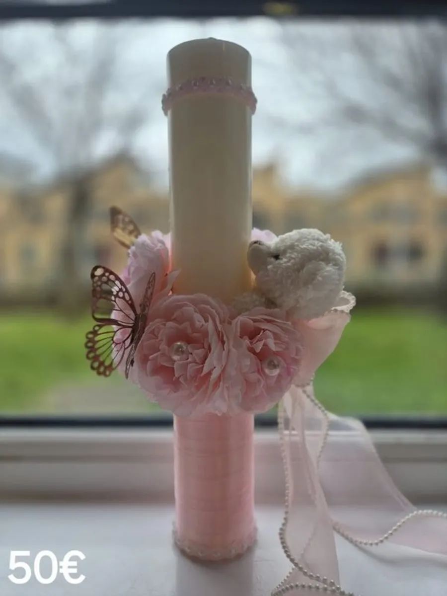 christening candles - Image 1