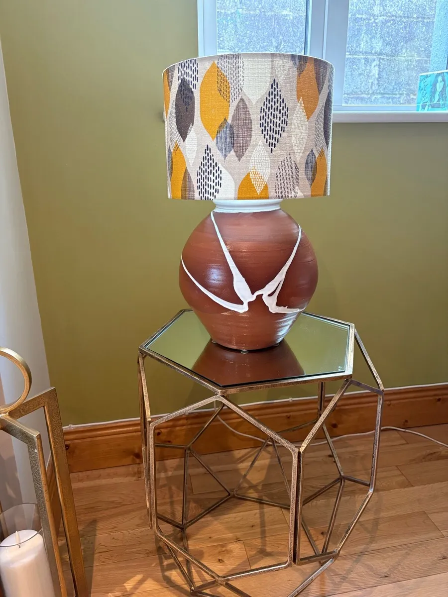 Stephen Pearce Barrel Lamp sold as a pair - Image 1