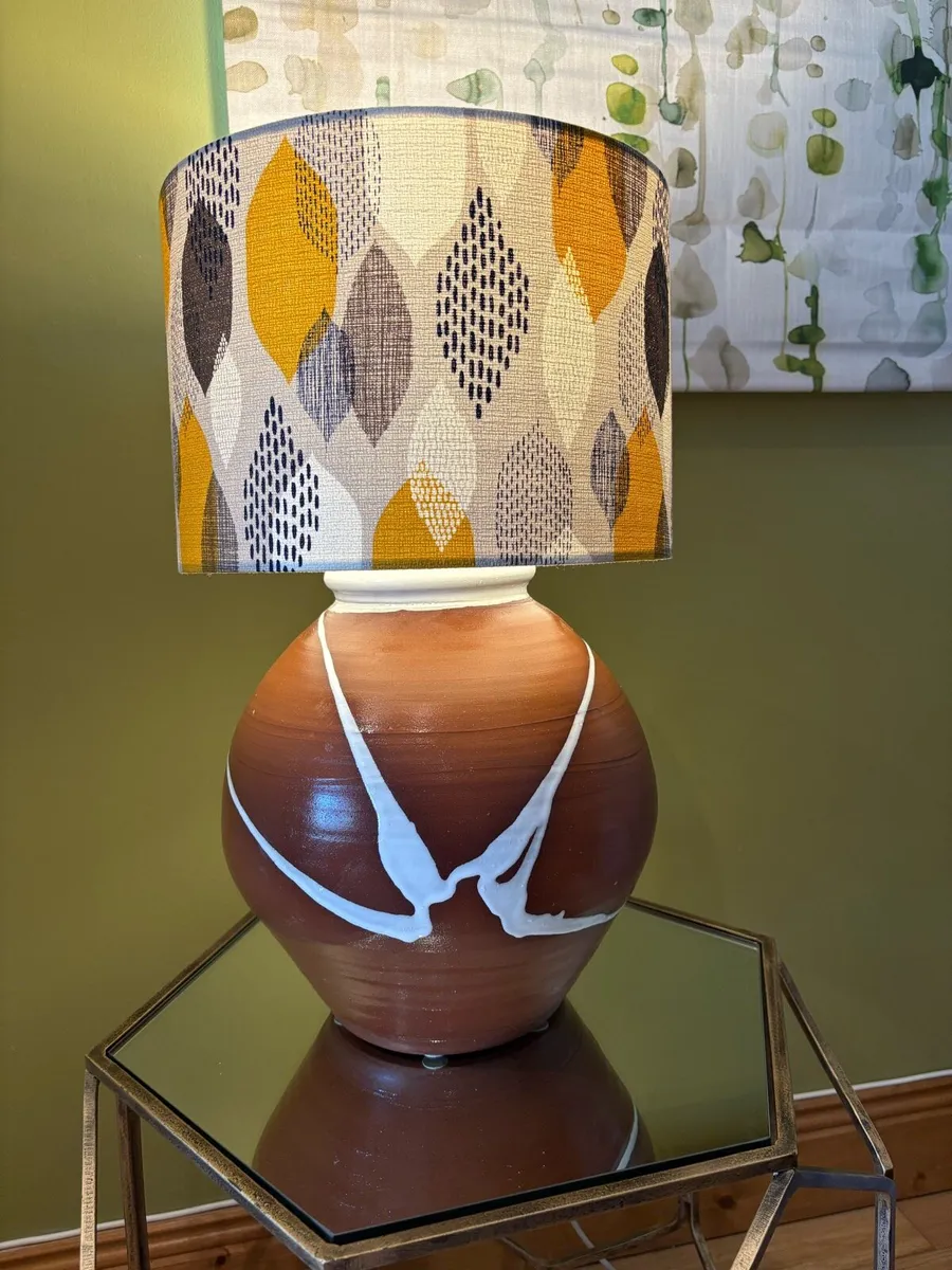 Stephen Pearce Barrel Lamp sold as a pair - Image 4