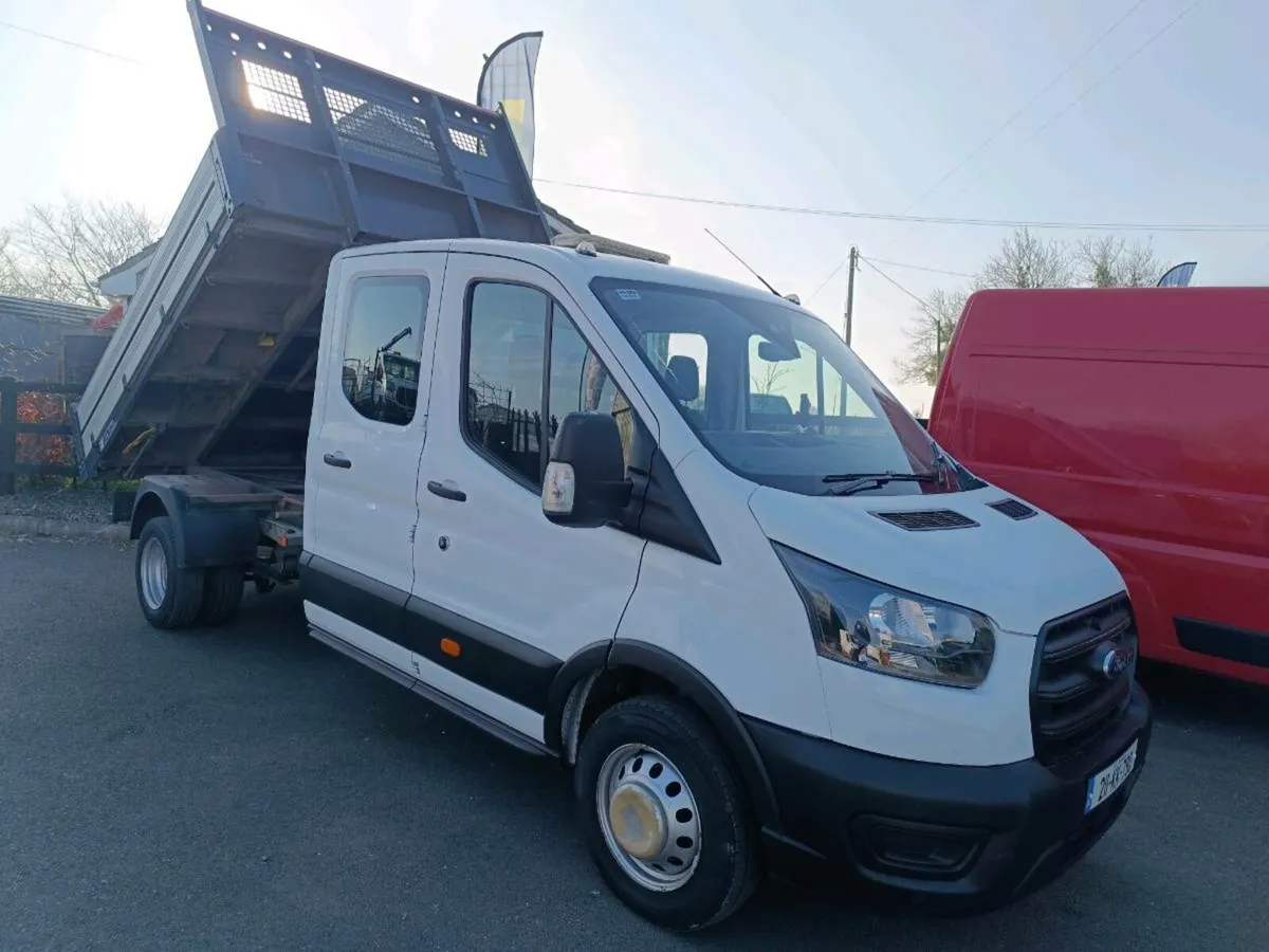 211 Ford Transit Crew Cab Tipper *Low Mileage* - Image 1
