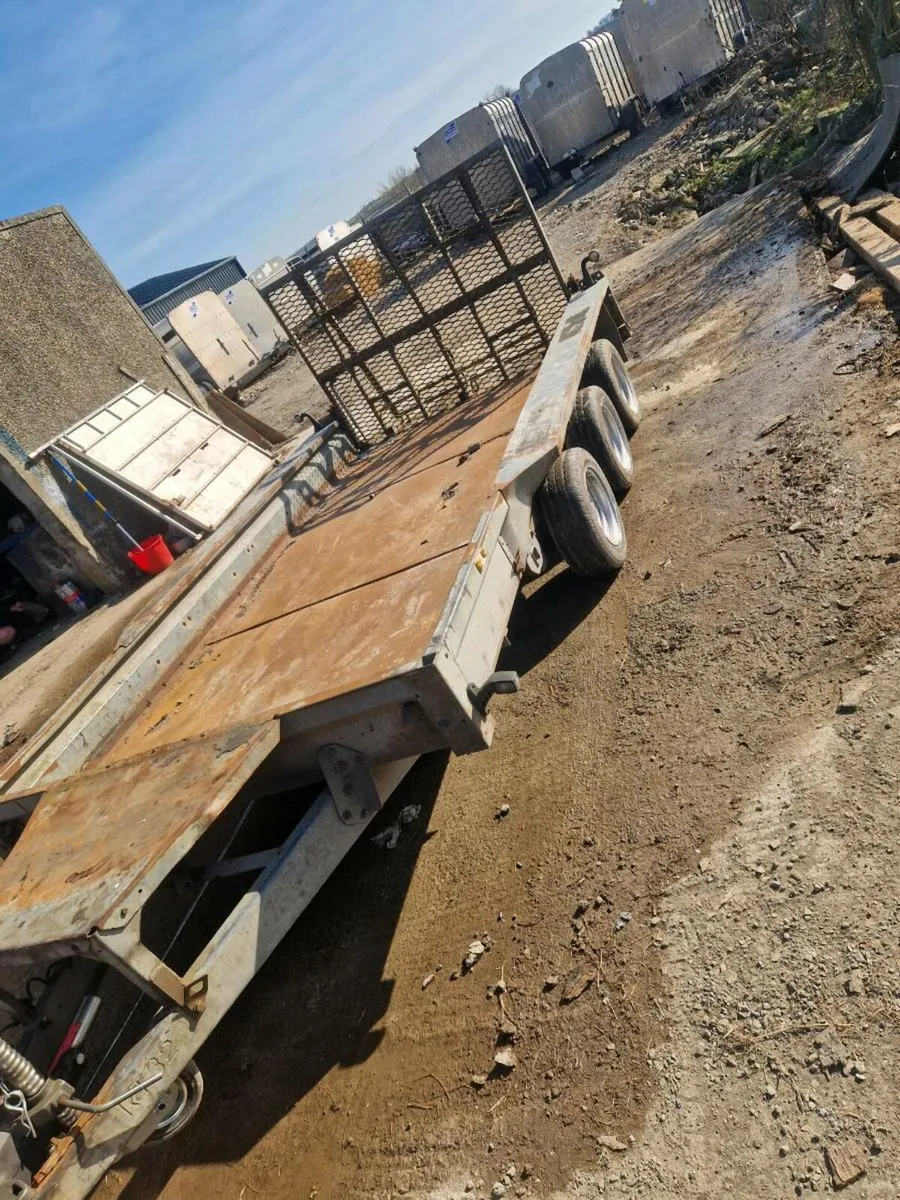 12x6 tri axel ifor Williams plant Trailer - Image 1