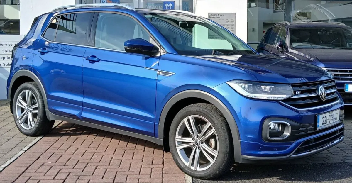 Volkswagen T-Cross R-line 1.0 TSI 110HP  rear Vie - Image 1