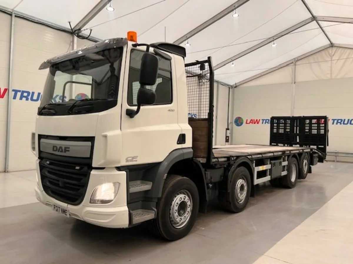 DAF CF 400 8x2 Rear Lift Flip Toe Beavertail - Image 1