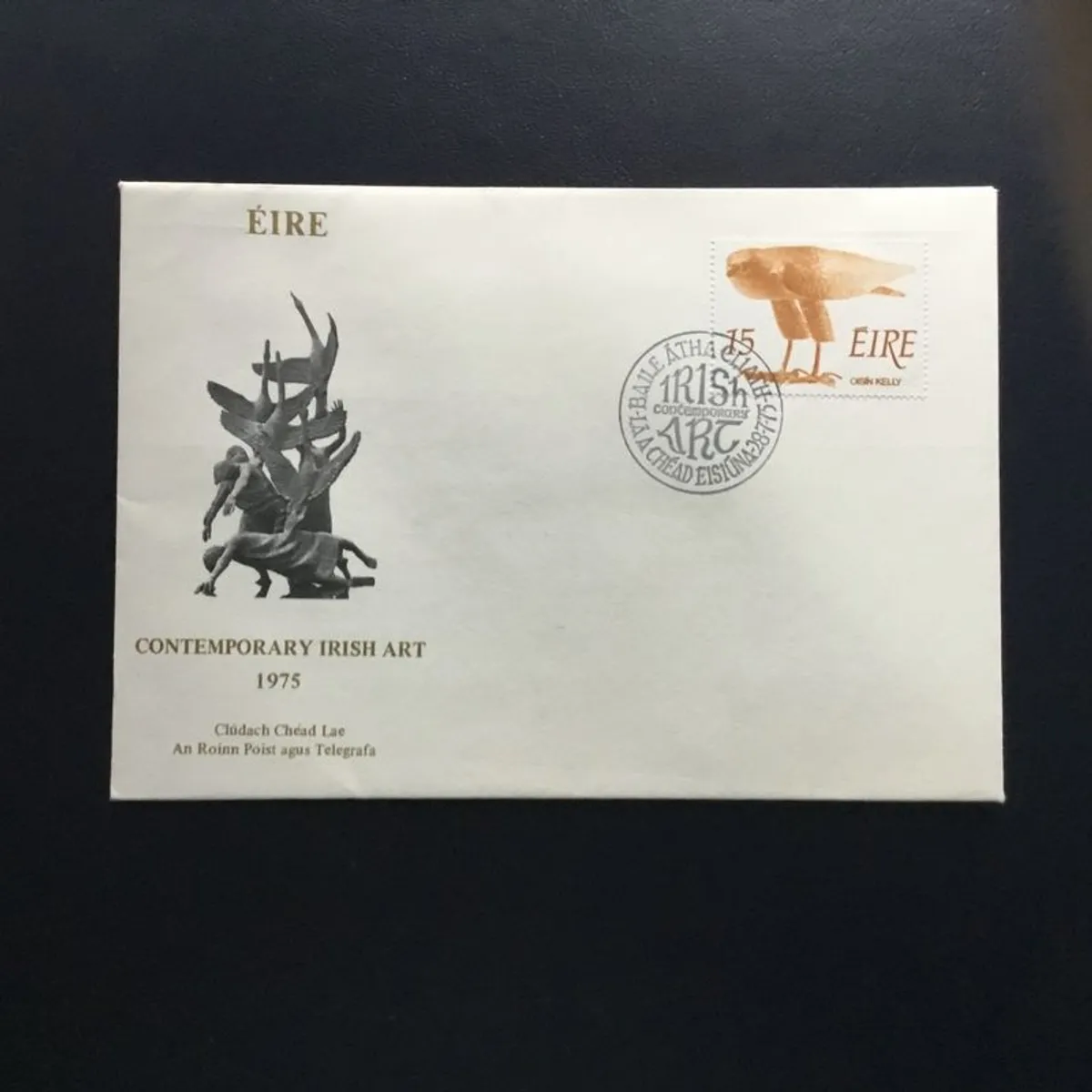 Irish stamps, 1975 FDC and information leaflet - Image 2