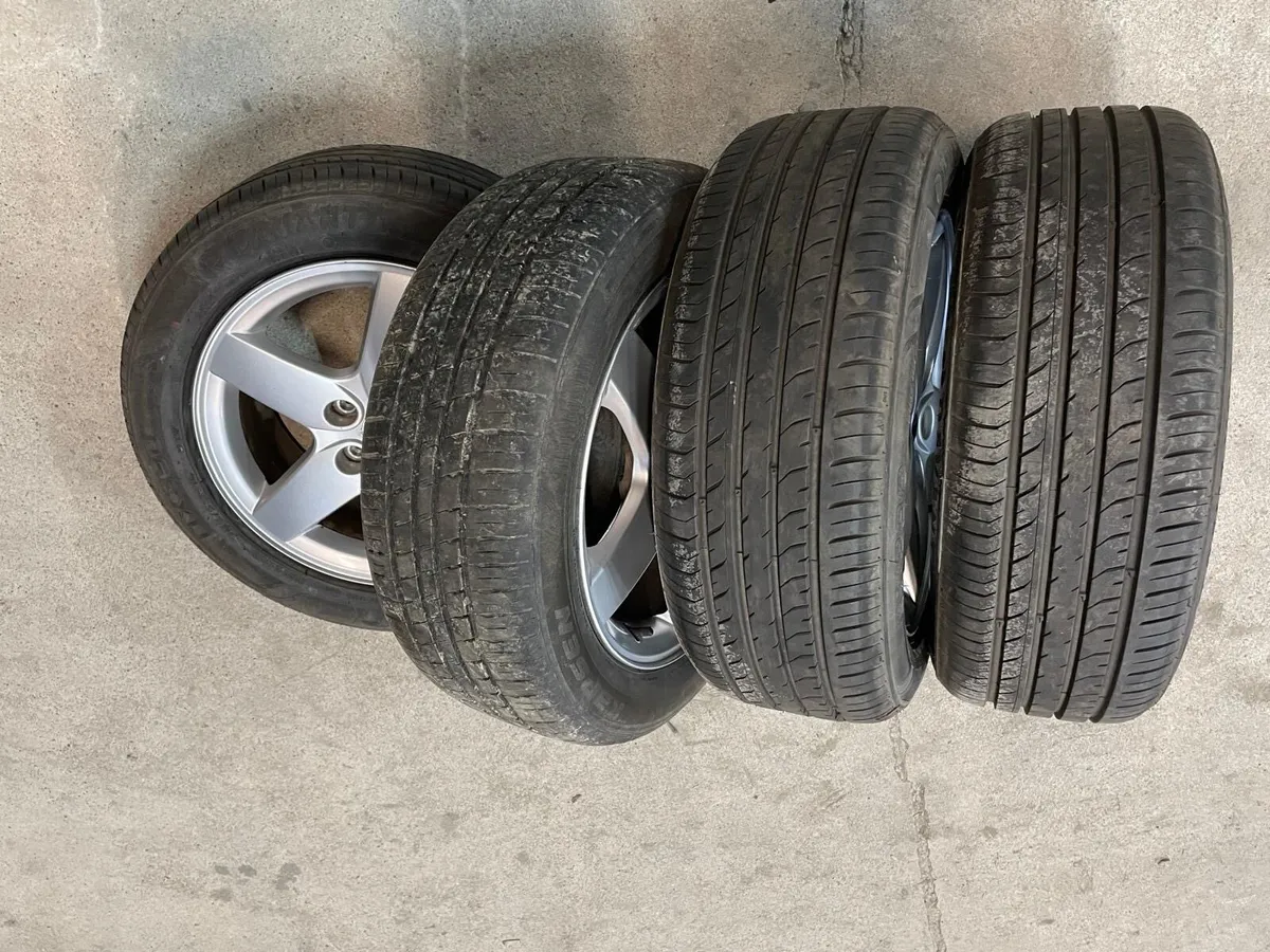 Peugeot 407; Alloy Wheels & Tyres 205/55R16 - Image 2