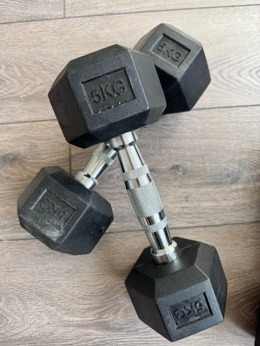 5kg and 7kg Dumbbells - Image 3