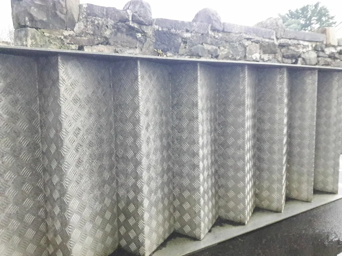 High Grade Aluminium Checker Plate stair sections - Image 1