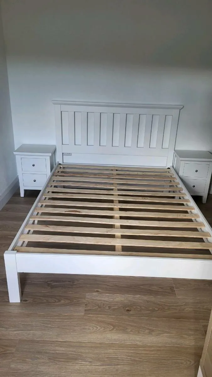 Double bed with Matching Bedside Tables - Image 1