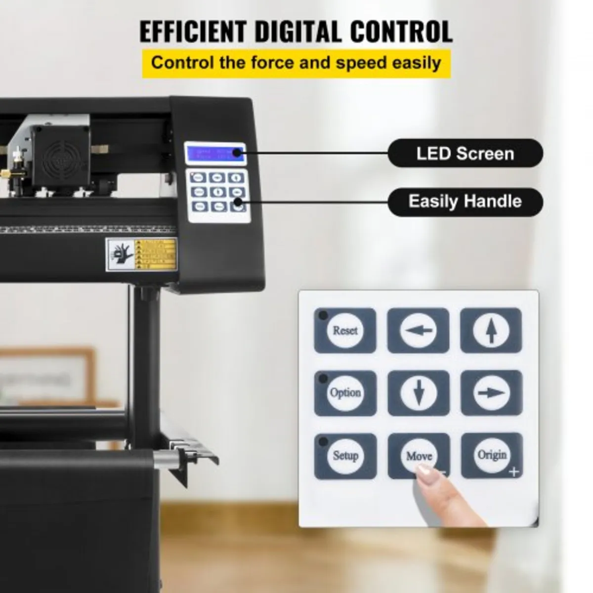 Vinyl Cutter, 870mm Vinyl Plotter, LED Screen - Image 3