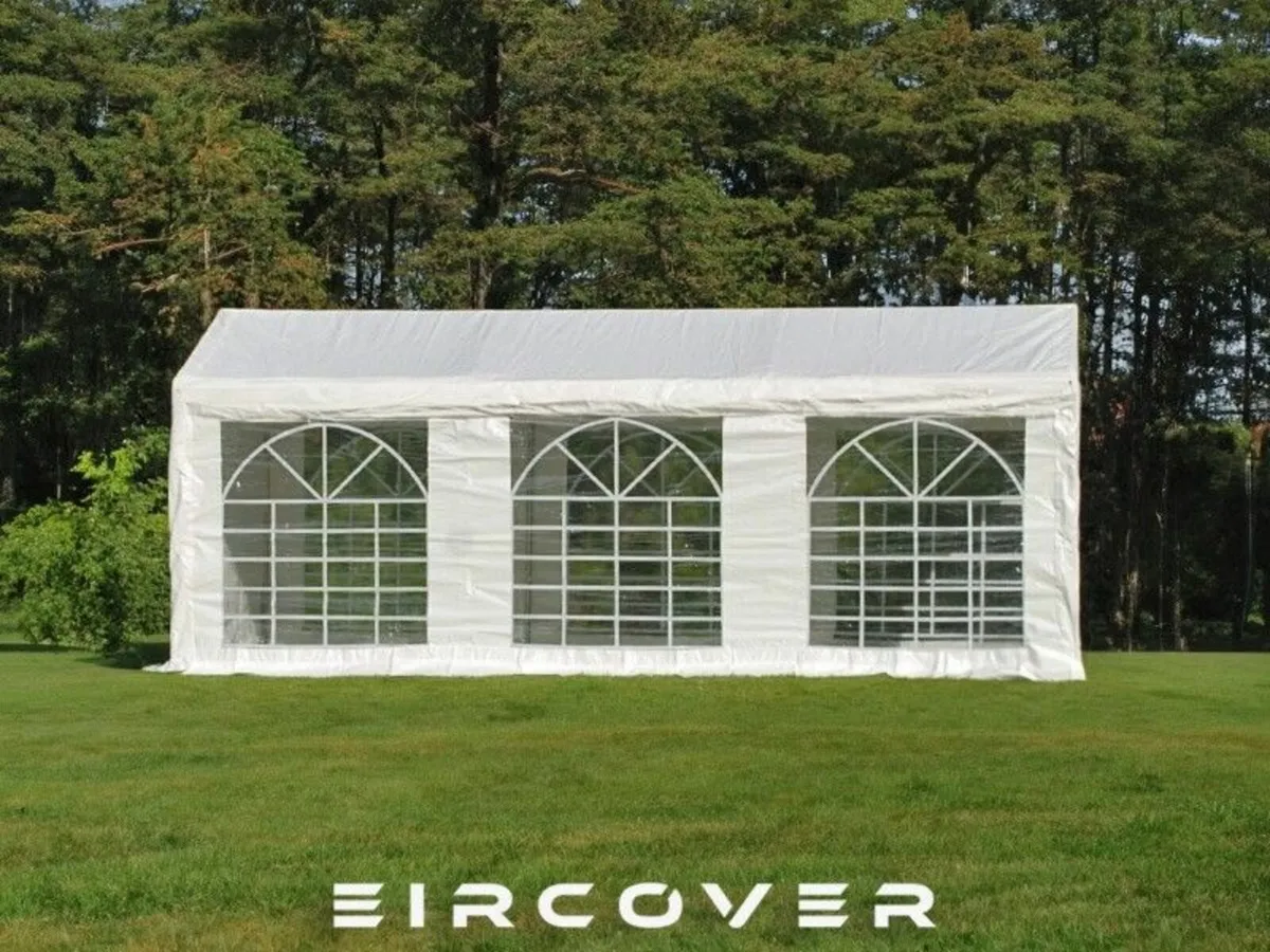 Standard Marquee 4m x 6m PE (13ft - 20ft) White - Image 4