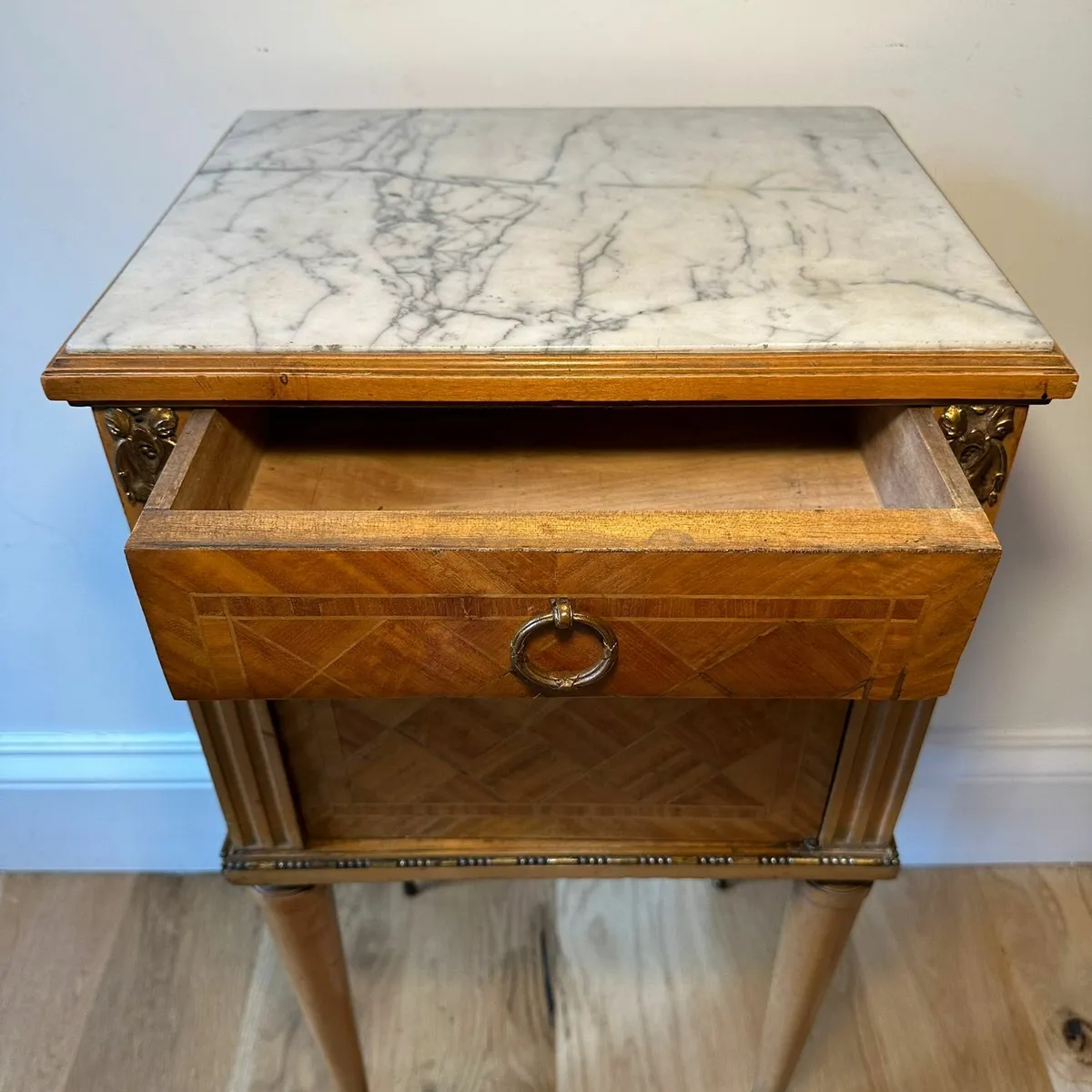 Pair of 19th Century inlaid Bedside Lockers - Image 2