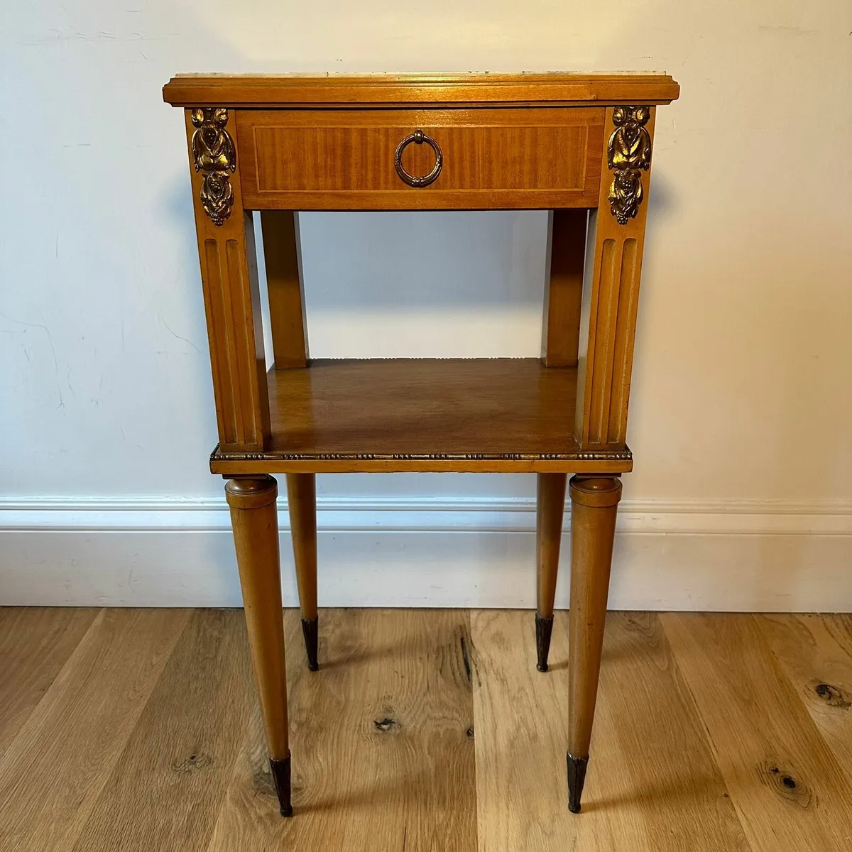 Pair of 19th Century inlaid Bedside Lockers - Image 3