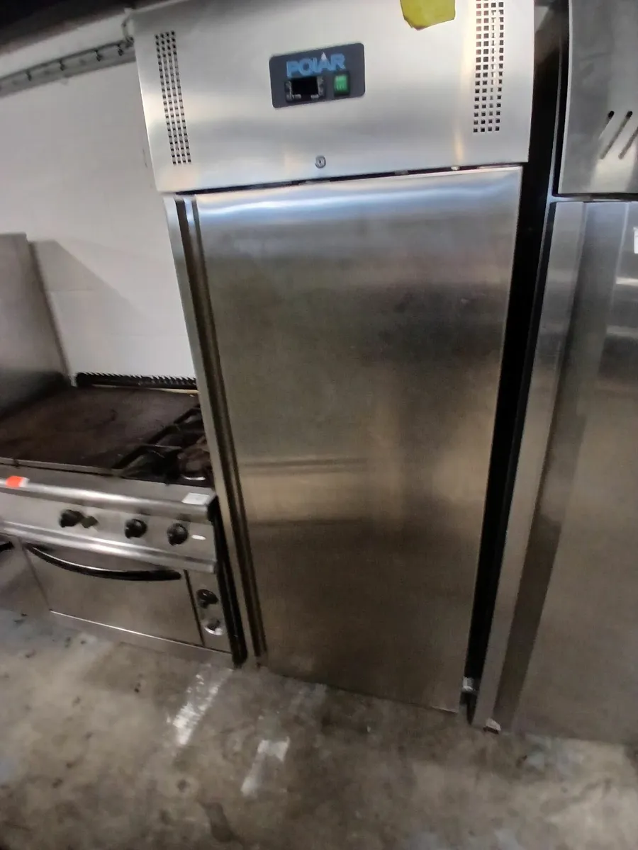 Stainless steel fridge  unit on wheels - Image 2