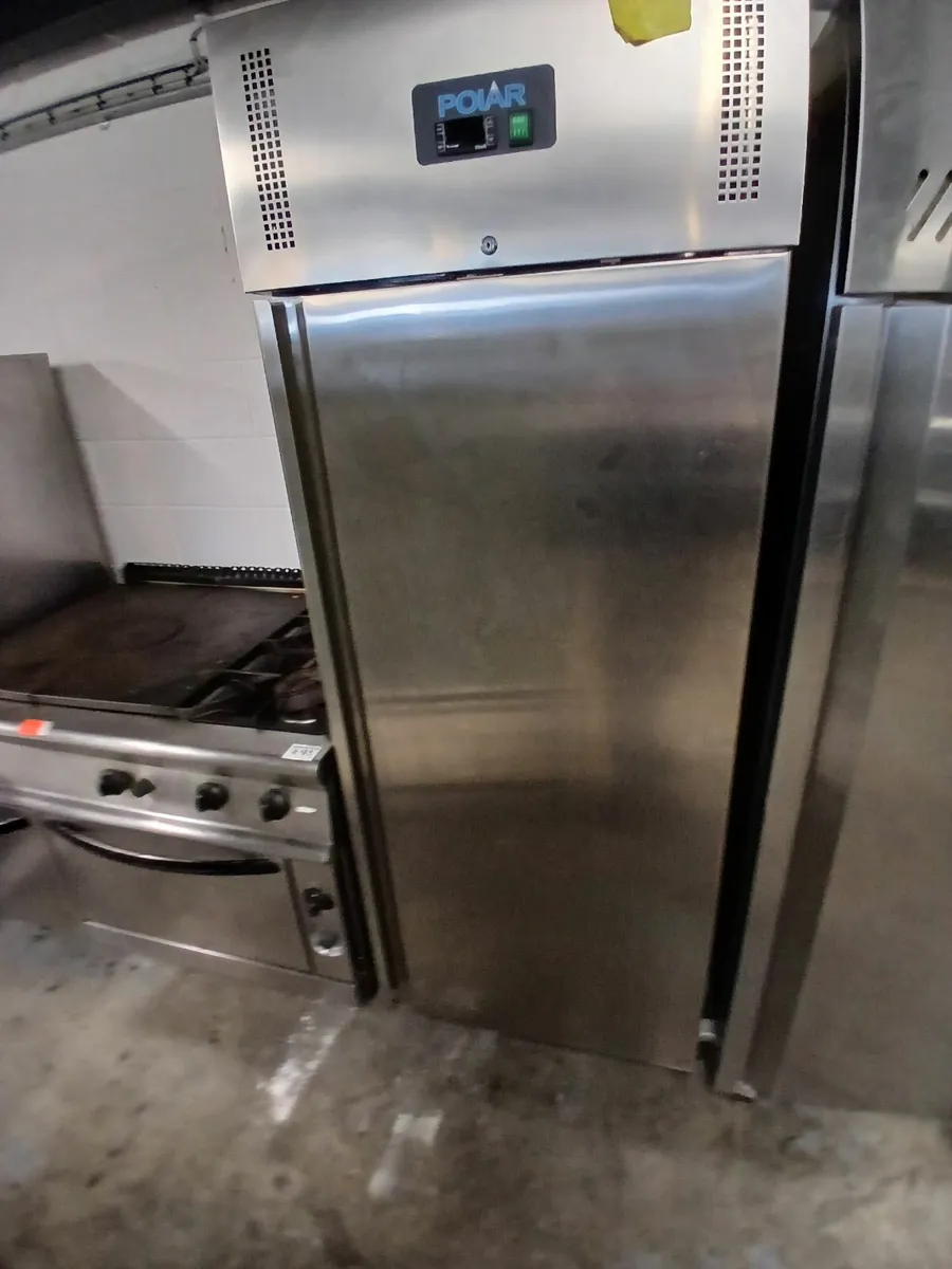 Stainless steel fridge  unit on wheels - Image 3