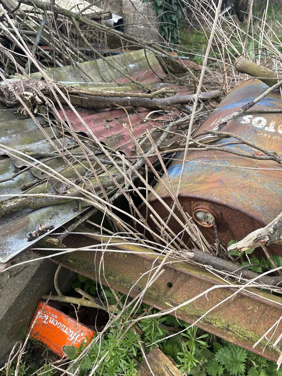 2 x Steel I Beam & scrap steel - FREE TO COLLECT - Image 3