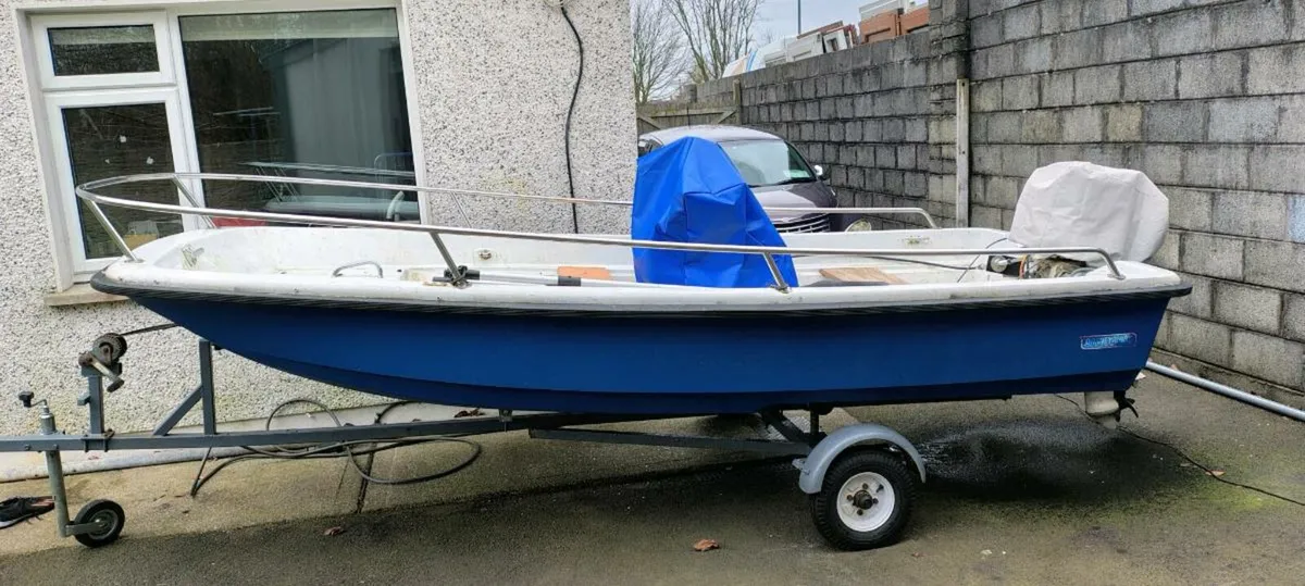 Orkney dory,30hp Johnson,trailer - Image 1