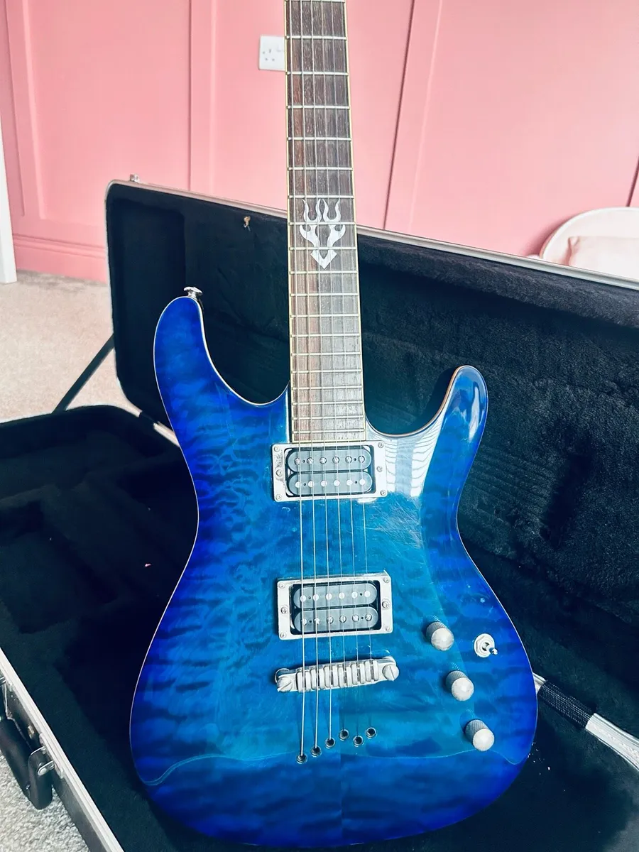 Ibanez SZ520QM electric guitar with Hardcase - Image 1