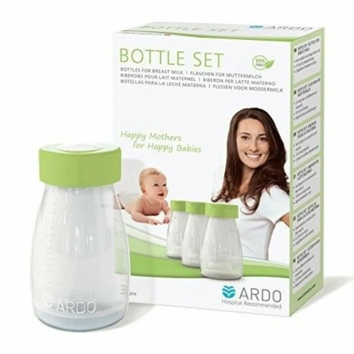 Ardo Amaryll Start manual breastpump with 6 bottle - Image 2