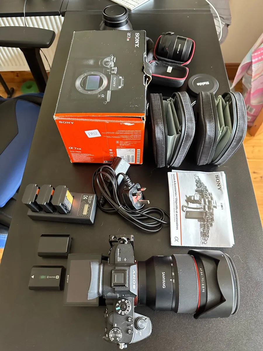 Sony A7riii with Samyang 24-70 2.8 + two lenses - Image 1