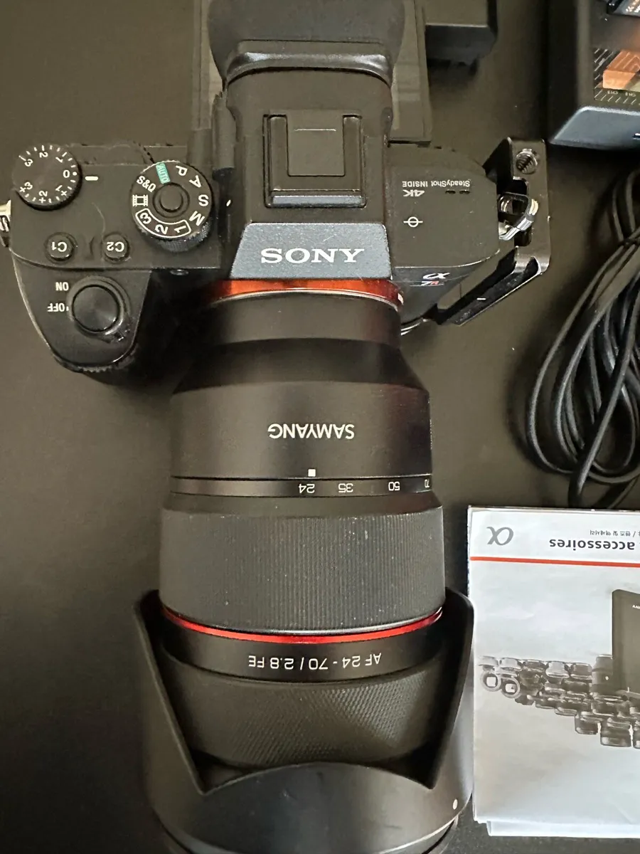Sony A7riii with Samyang 24-70 2.8 + two lenses - Image 2