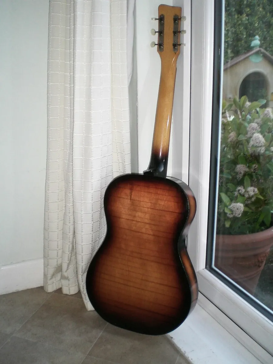 Original 1960's Egmond Parlour Guitar - Holland. - Image 4