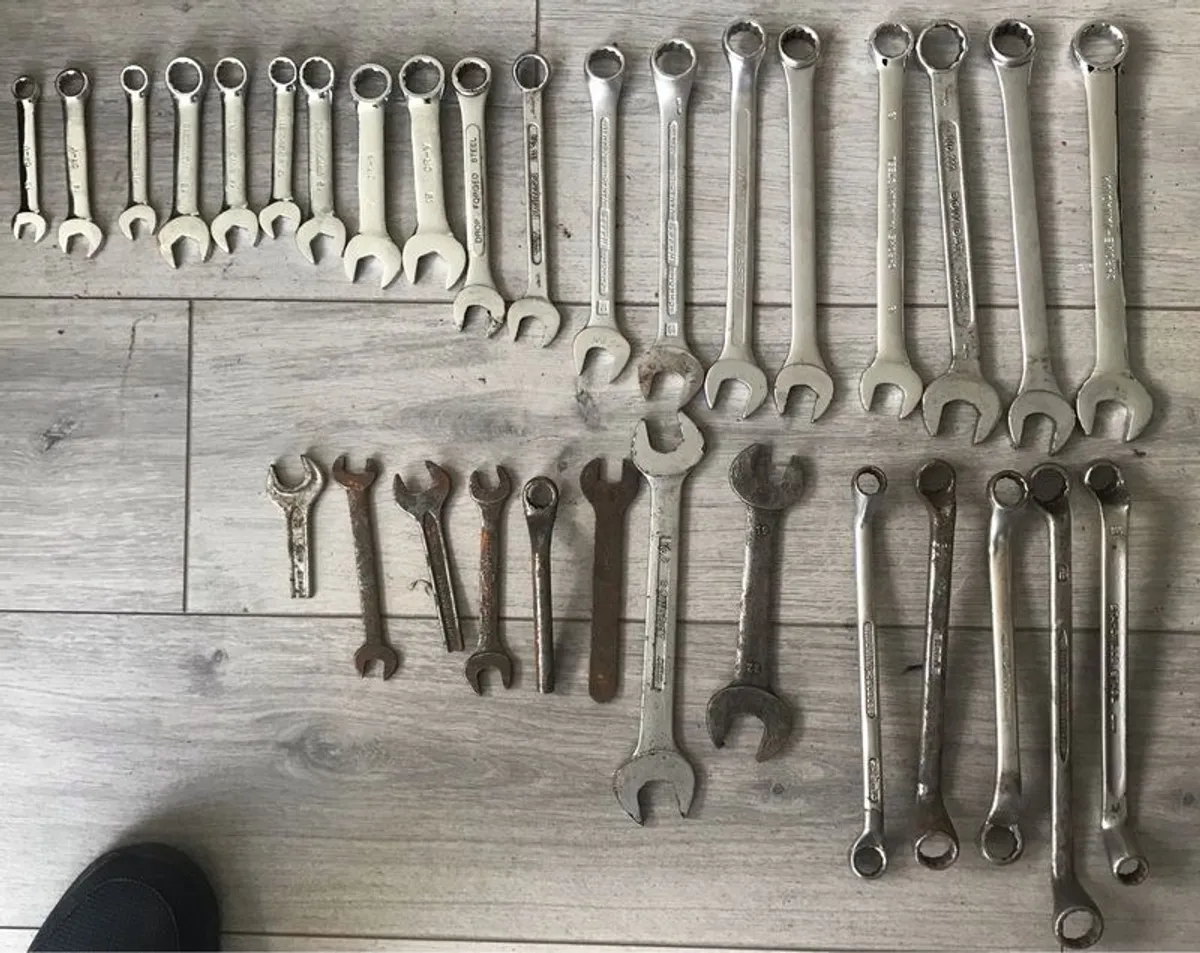 Over 200 mechanics tools from the 1970s and 80s upwards when tools were made to last too many to list see pictures - Image 2