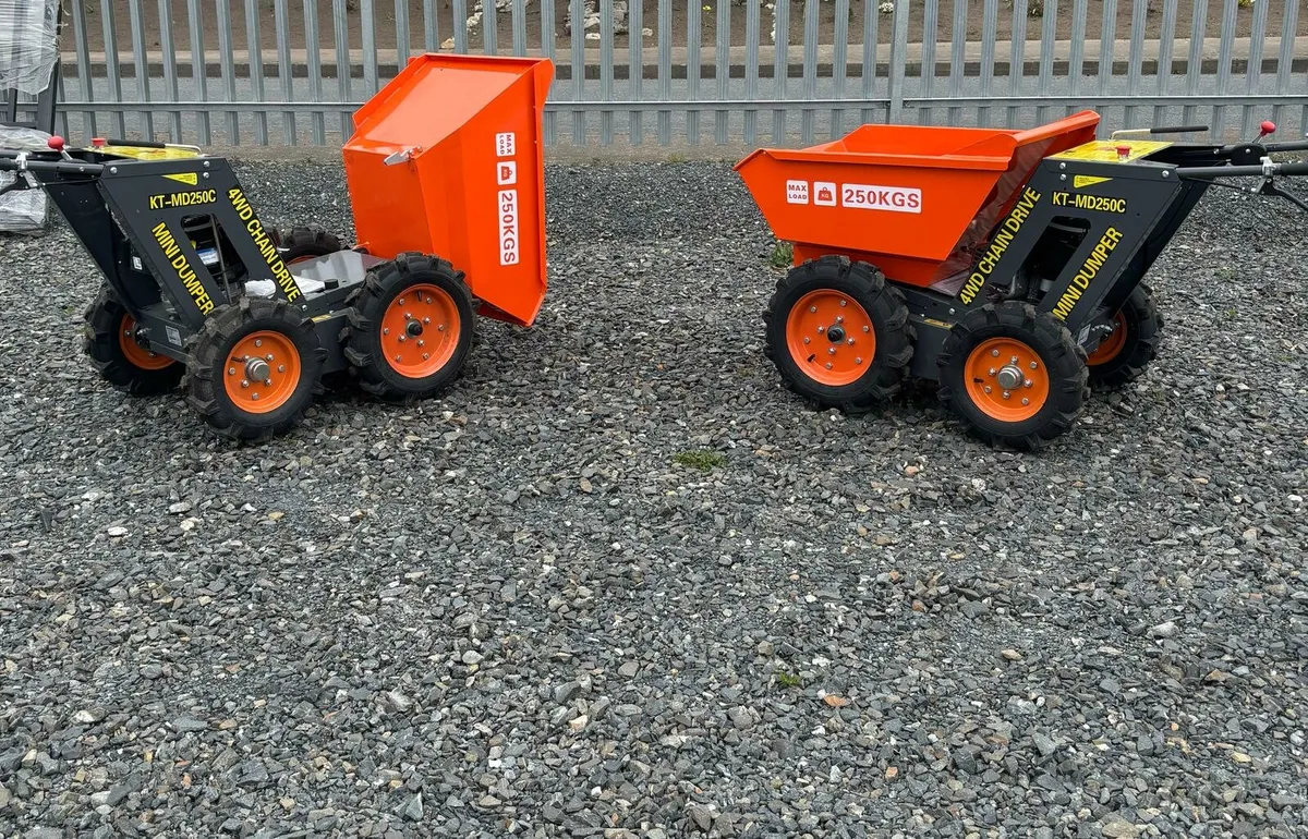 Konstant 250 4WD petrol borrow/ mini dumper - Image 1