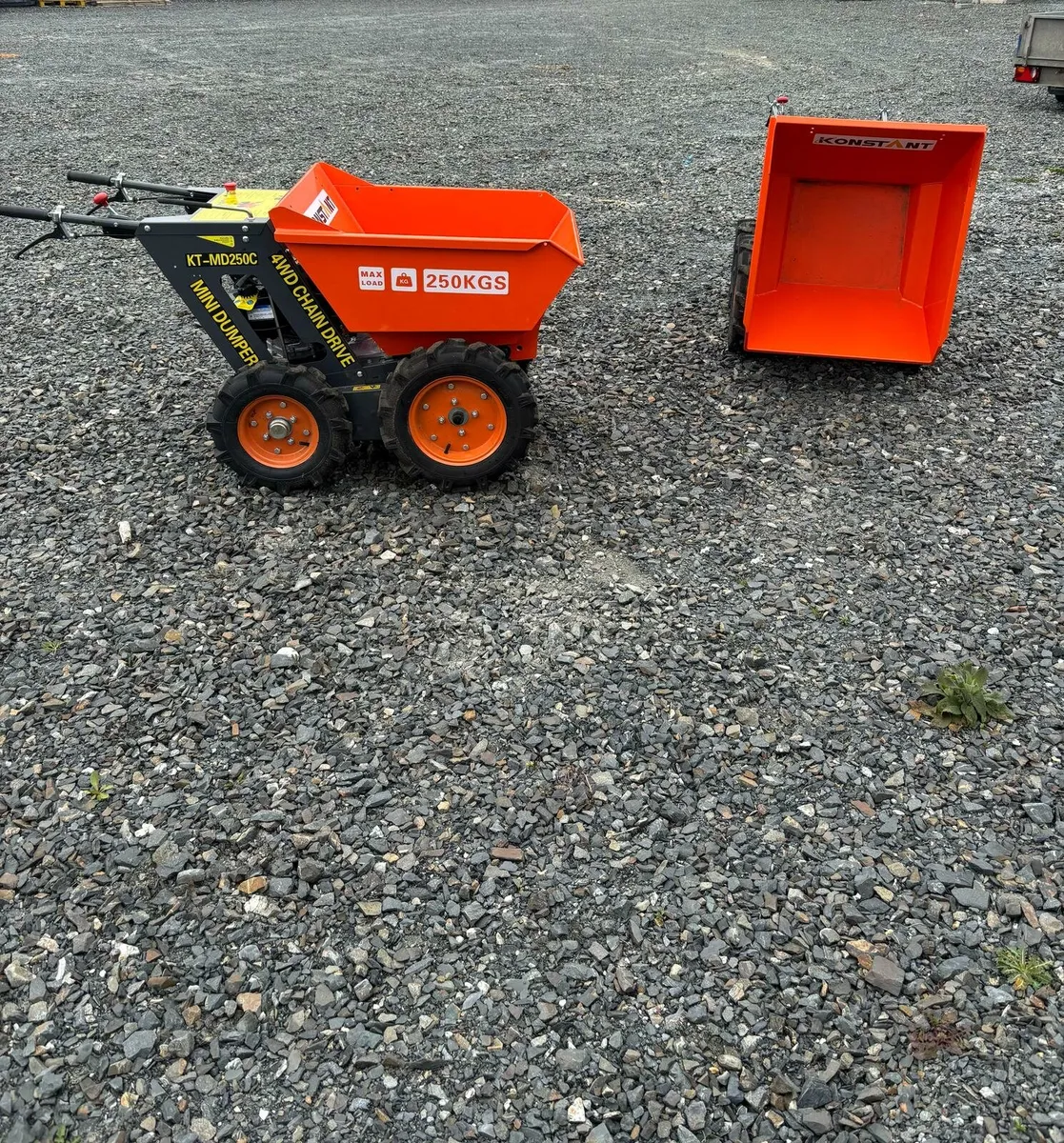 Konstant 250 4WD petrol borrow/ mini dumper - Image 3