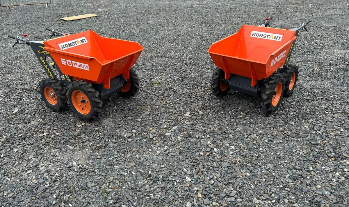 Konstant 250 4WD petrol borrow/ mini dumper - Image 4