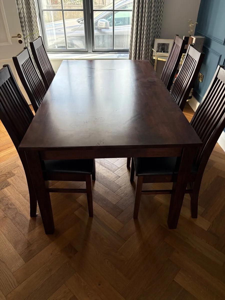 Kitchen Table & 6 chairs - Image 4