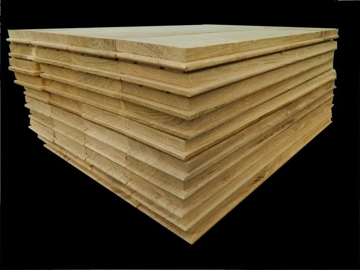 Solid parquet flooring  Oak - Image 1