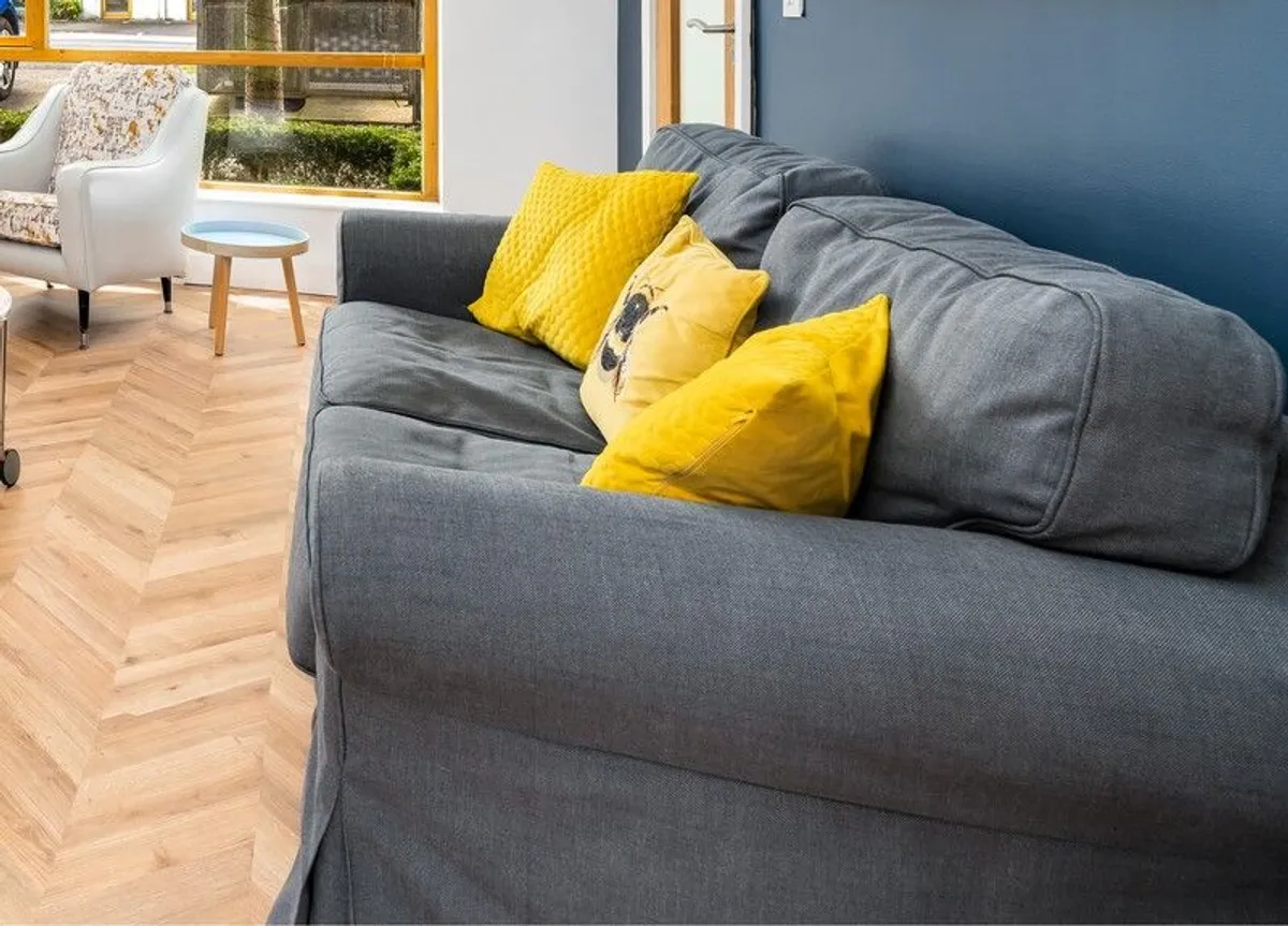 IKEA EKTORP 2-seat sofa, Kilanda dark blue - Image 2