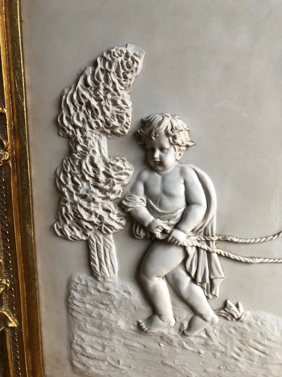 Large Marble relief sculpture picture. - Image 4