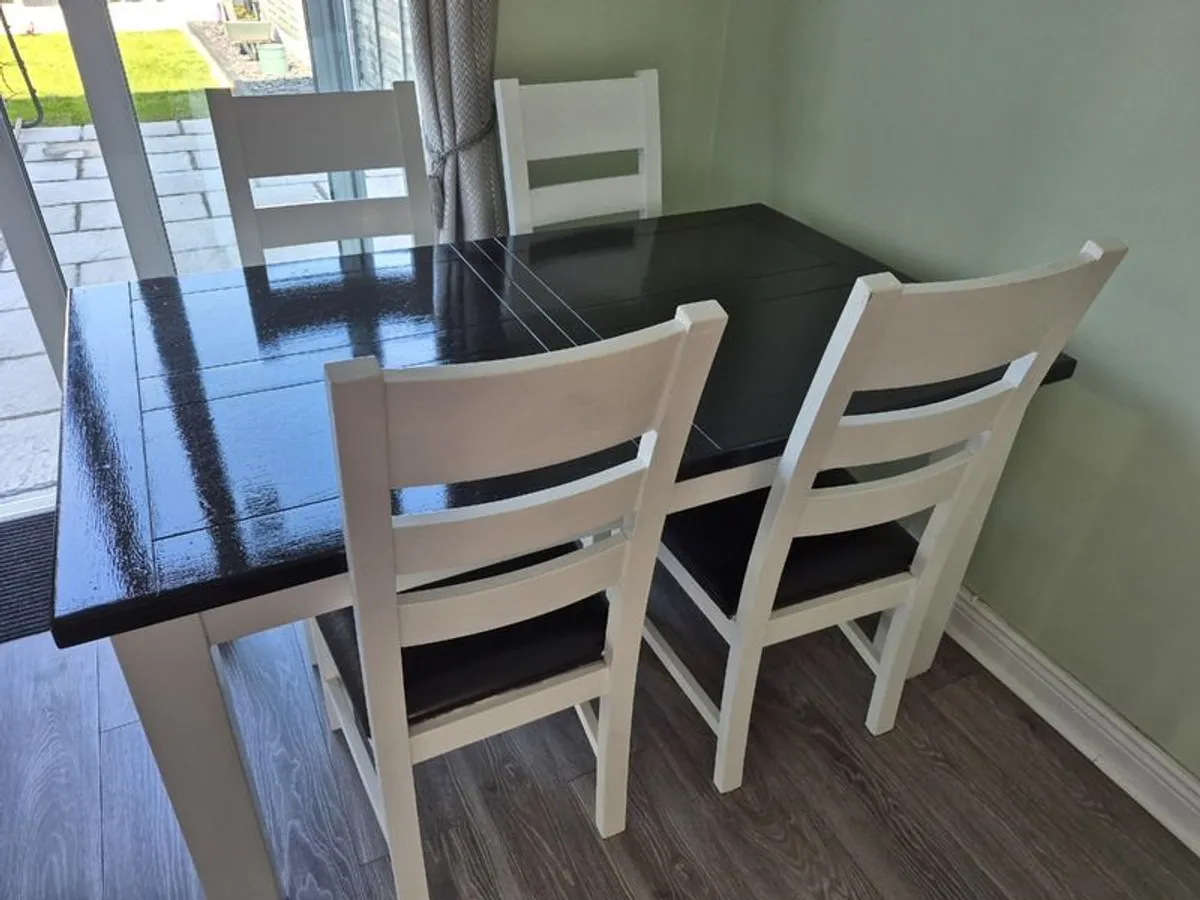 Dinning Table and Chairs - Image 1
